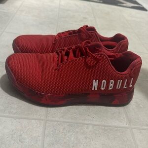Nobull Trainer + Plus Bright Red women’s size 8 Crossfit Running Gym medeiros
